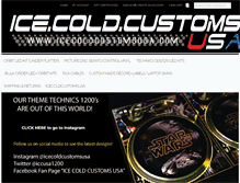 Tablet Screenshot of icecoldcustomsusa.com